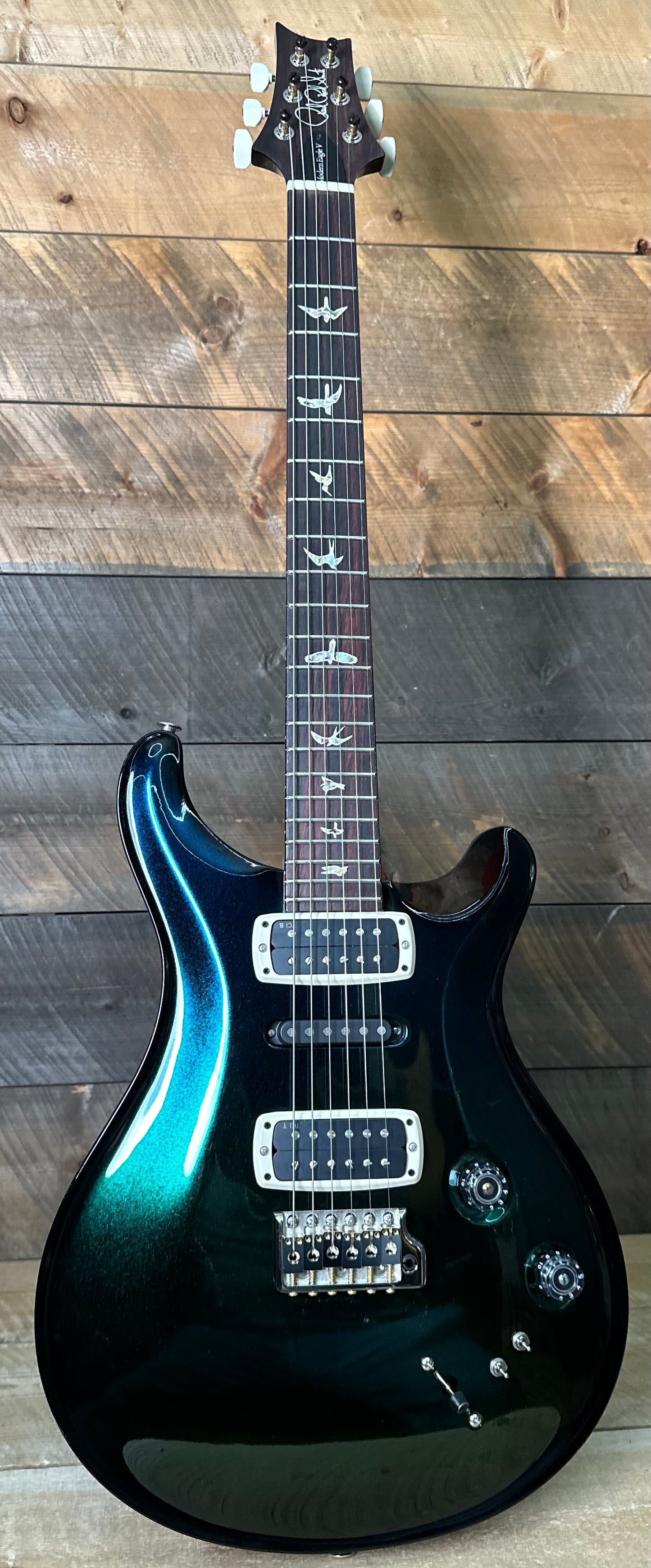 PRS Modern Eagle V Custom Color - Rare One Of A Kind!! Celestial Green Blue Sparkle 416140