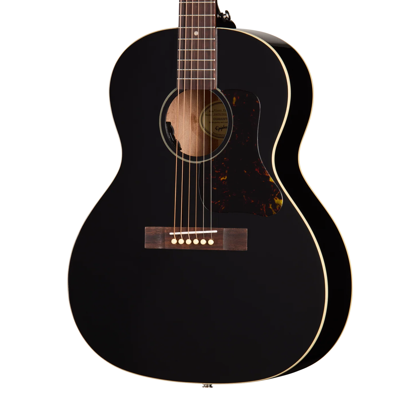 Epiphone Blues King Studio, Ebony Acoustic Guitar w/Bag