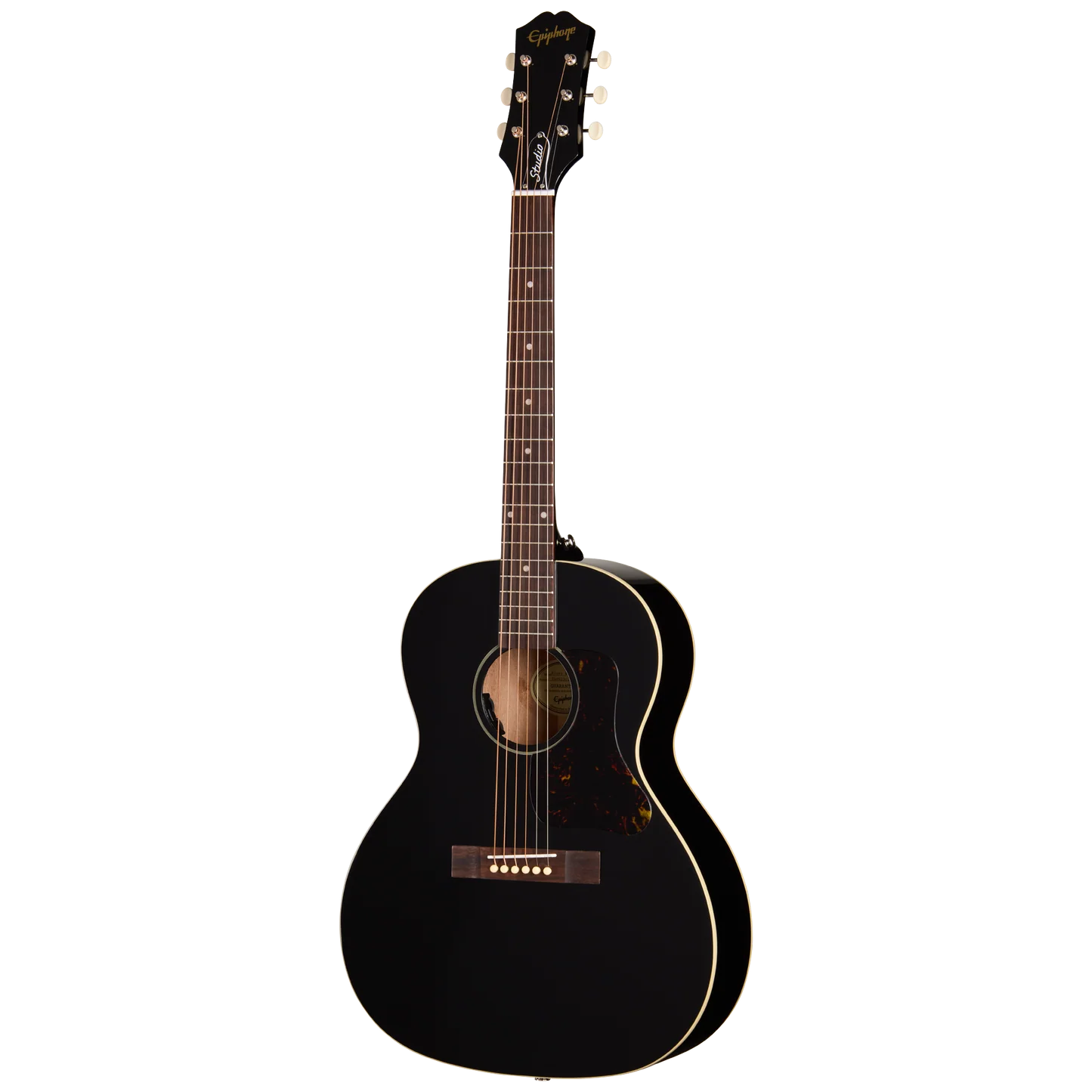 Epiphone Blues King Studio, Ebony Acoustic Guitar w/Bag