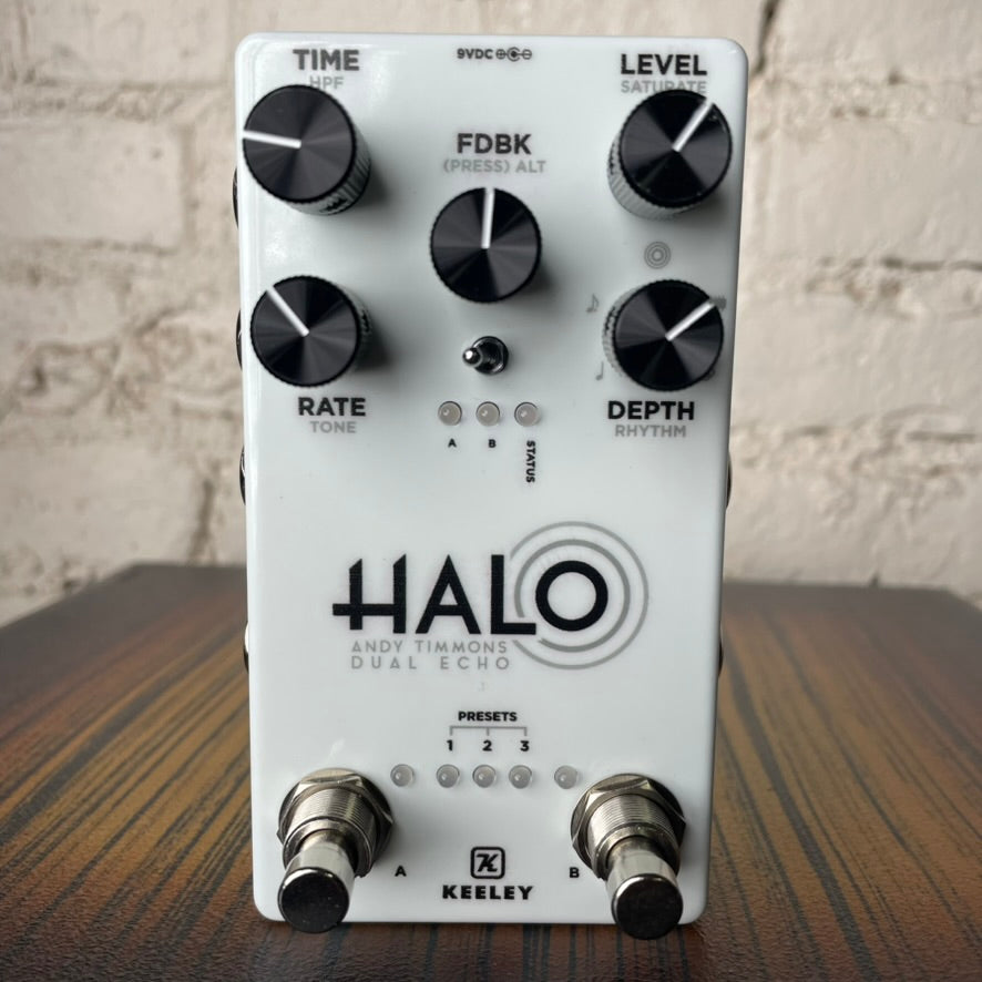 halo pedal andy timmons Keeley Glow in the Dark Halo Andy Timmons Signature Dual Echo Limited – Quimper Sound Records and Guitars