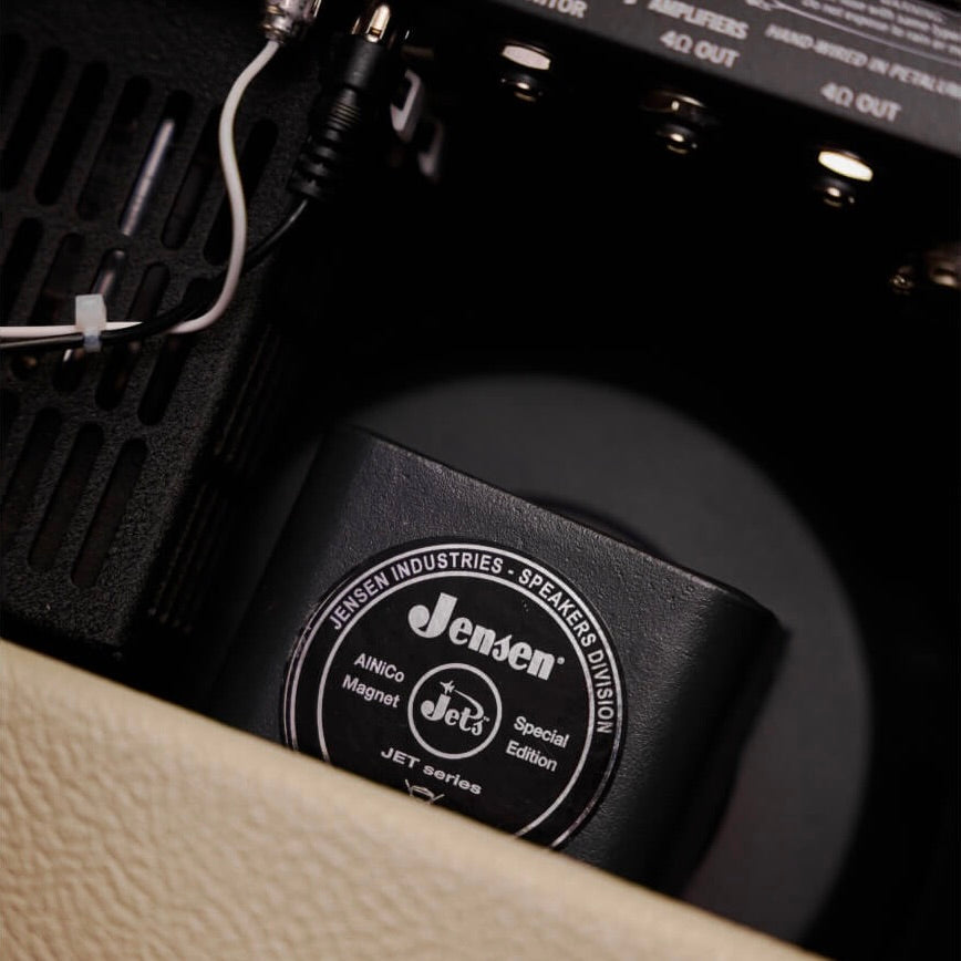 Floor Demo Gibson Falcon 5 - 1x10 Combo Amplifier - Cream Bronco Tolex Oxblood Grille