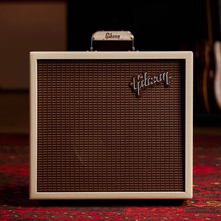 Floor Demo Gibson Falcon 5 - 1x10 Combo Amplifier - Cream Bronco Tolex Oxblood Grille