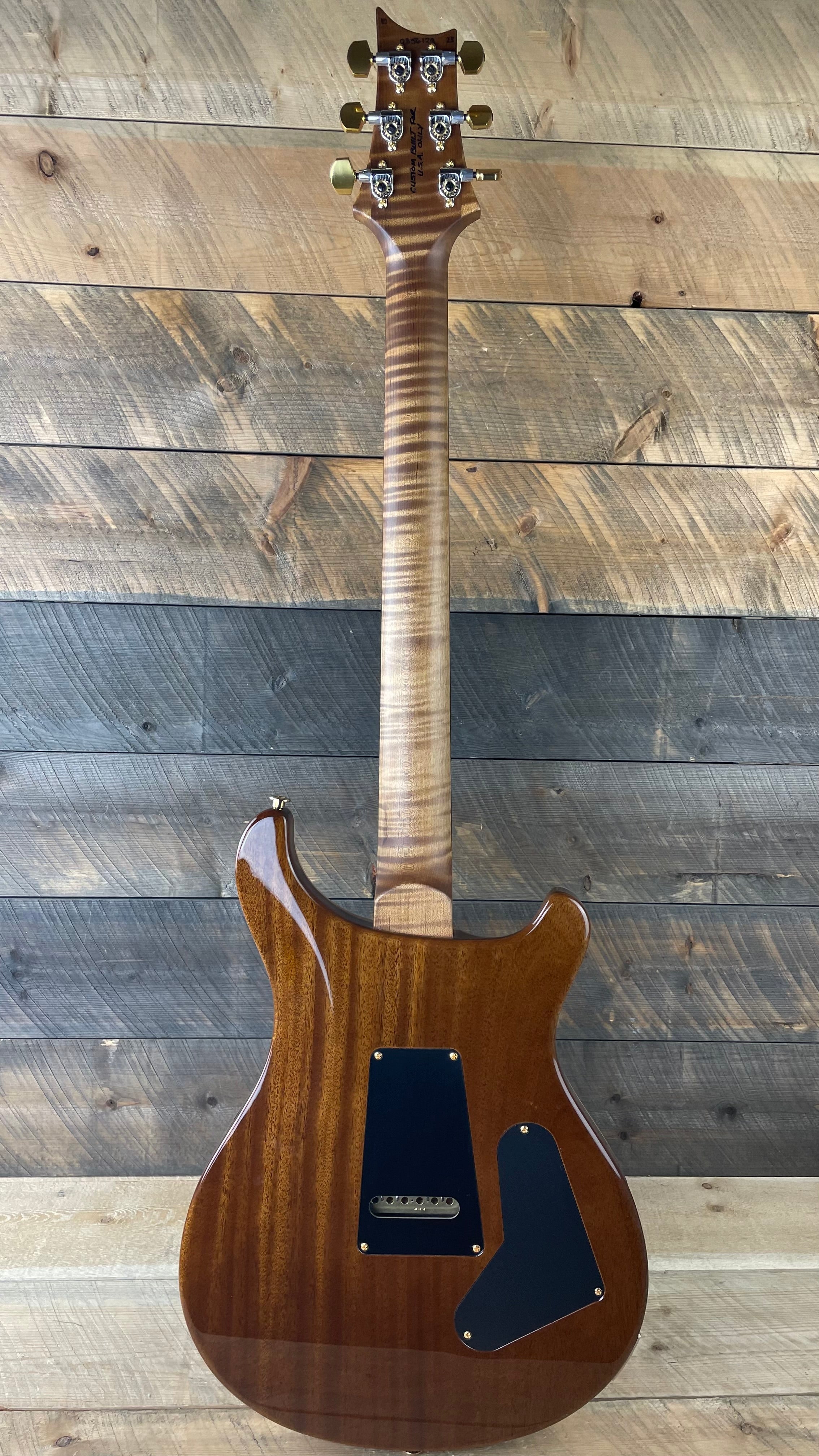 PRS Custom 24 Lefty Wood Library Flame Maple 10 Top Torrefied