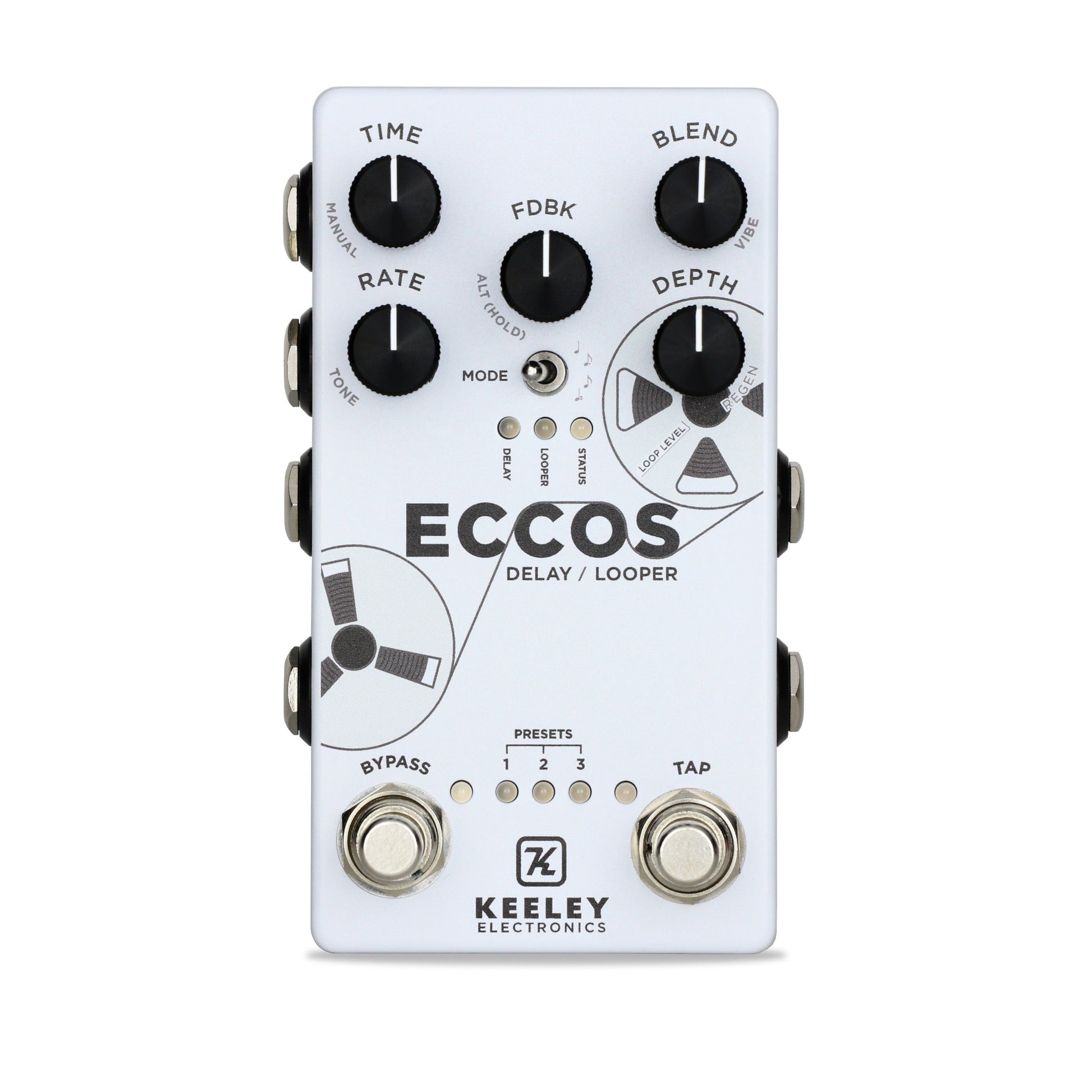 modulated delay pedal Keeley ECCOS Modulated Delay Looper Pedal – Quimper Sound Records and Guitars