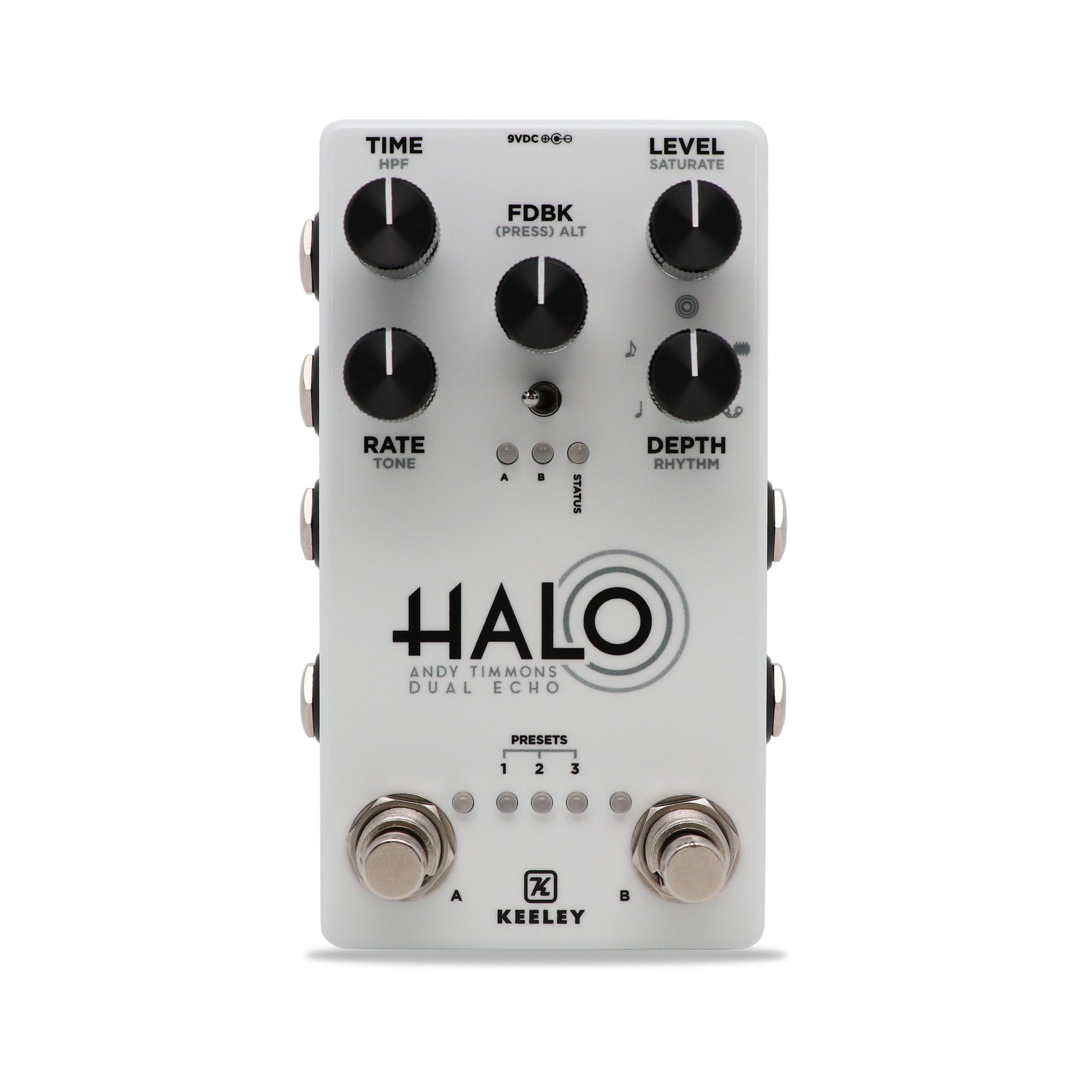 halo pedal keeley Keeley Glow Halo Andy Timmons Dual Echo Delay Pedal