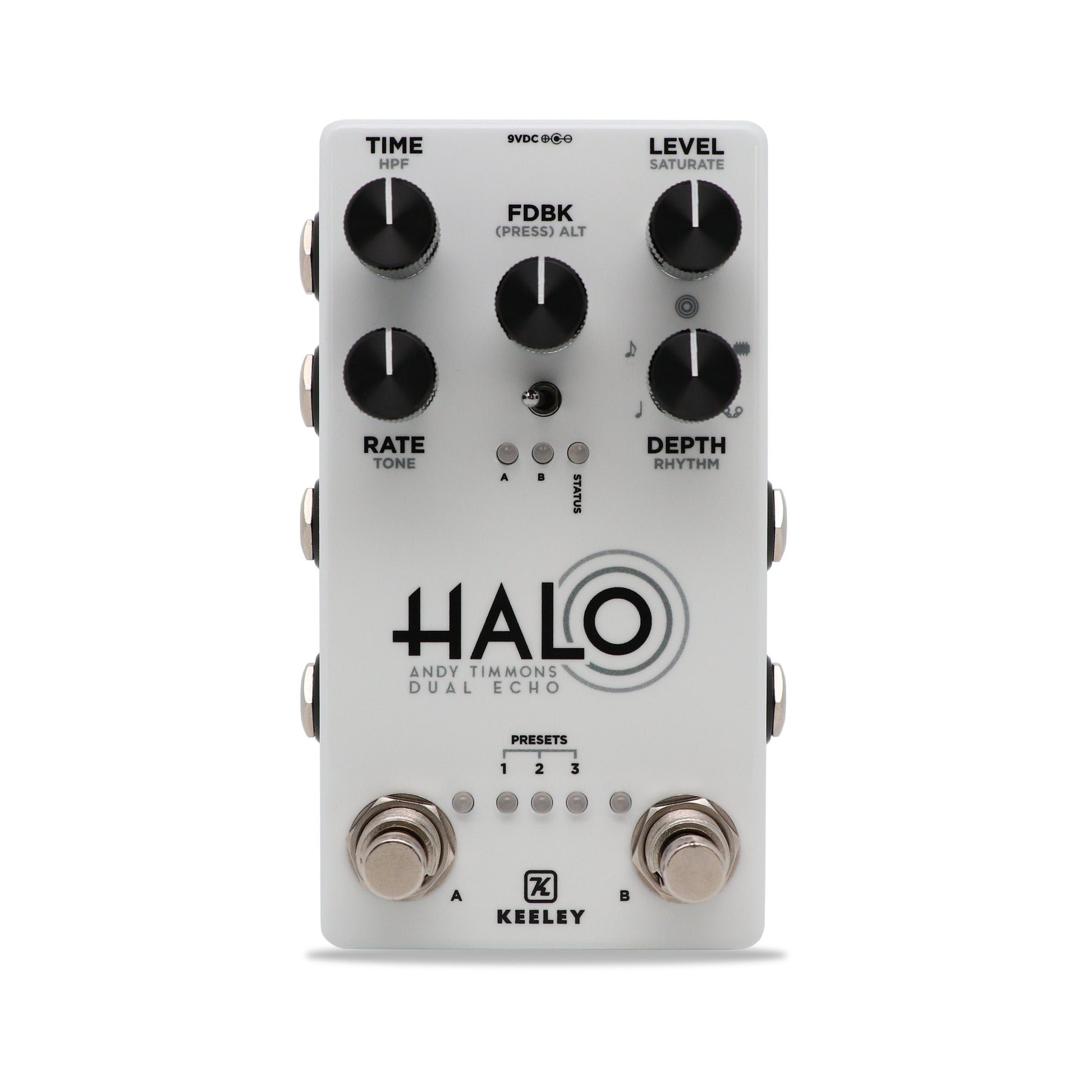 halo pedal andy timmons Keeley Halo Andy Timmons Dual Echo Delay Pedal "Glow in the Dark"- Exc – Quimper Sound Records and Guitars