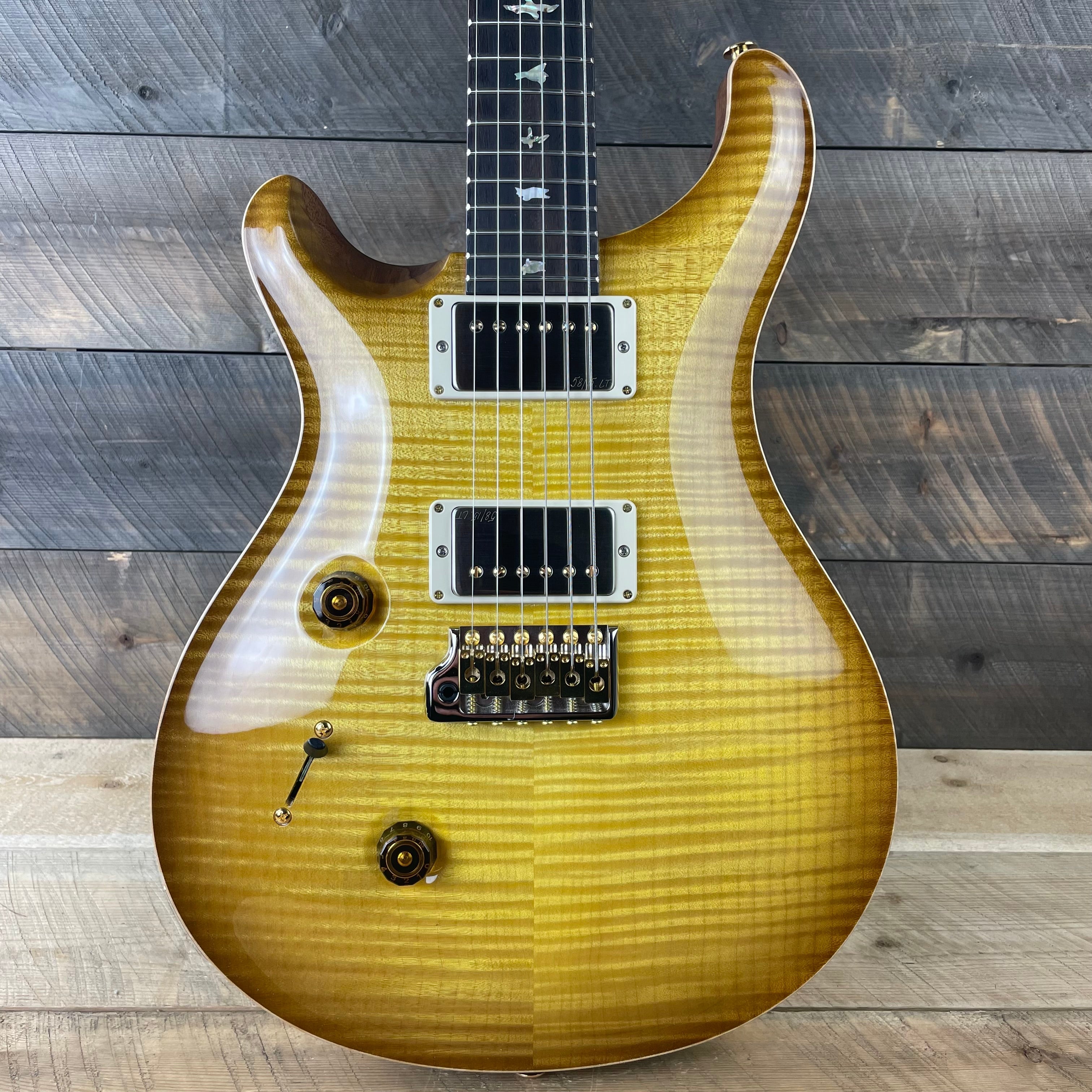 PRS Custom 24 Lefty Wood Library Flame Maple 10 Top Torrefied
